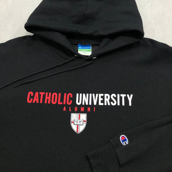 Champion Fleeced Hoodie Catholic Uni of America (XL)