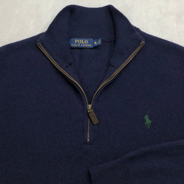 Polo Ralph Lauren Wool Knit Quarter Zip (L)