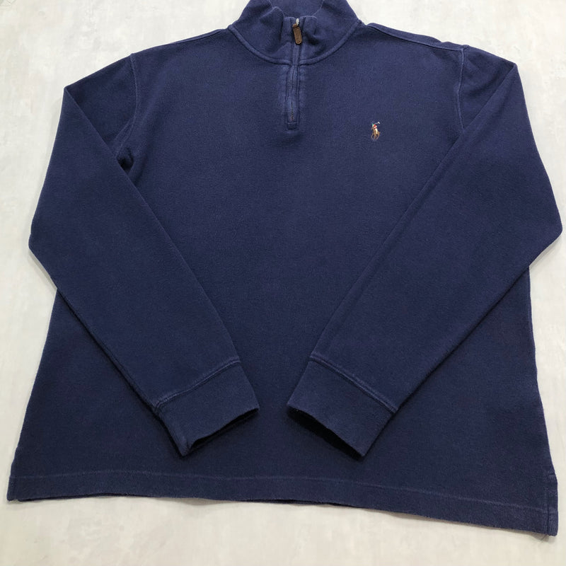 Polo Ralph Lauren Knit Quarter Zip (M/BIG/SHORT)
