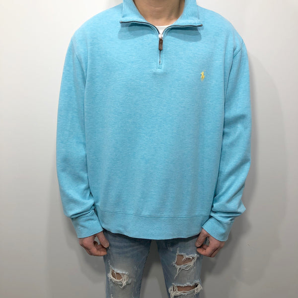 Polo Ralph Lauren Quarter Zip Sweatshirt (L/SHORT)