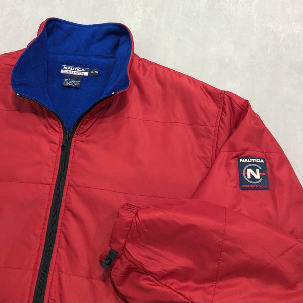 Vintage Nautica Competition Fleece Lined Jacket (XL/SHORT)