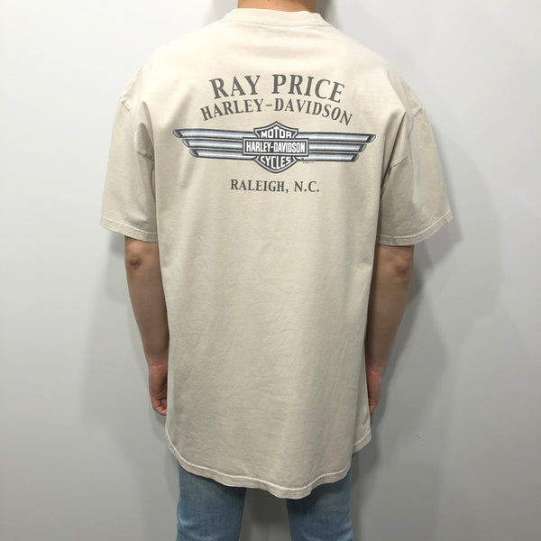Harley Davidson T-Shirt Raleigh North Carolina USA (L)