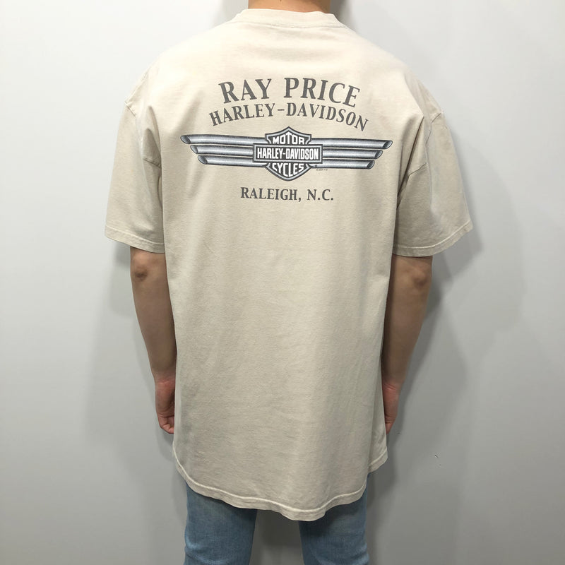 Harley Davidson T-Shirt Raleigh North Carolina USA (L)