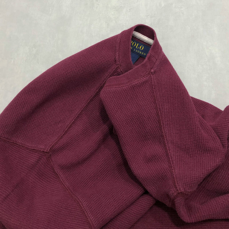 Polo Ralph Lauren Mini Waffle T-Shirt Long Sleeved (L)