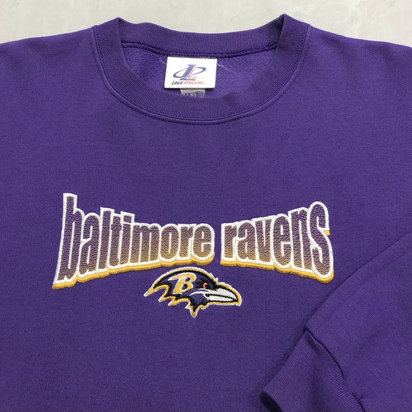 Vintage Fleeced Sweatshirt NFL Baltimore Ravens (L)