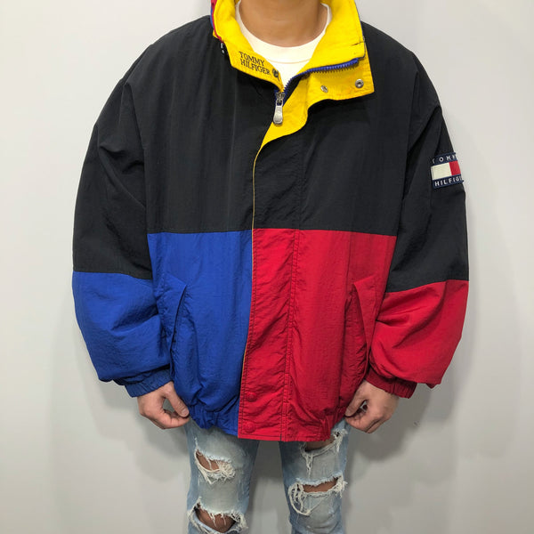 Vintage Tommy Hilfiger Fleeced Jacket (2XL)