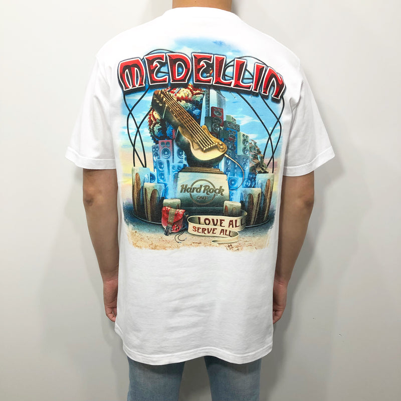 Hard Rock Cafe T-Shirt Medellin Colombia (M-L)