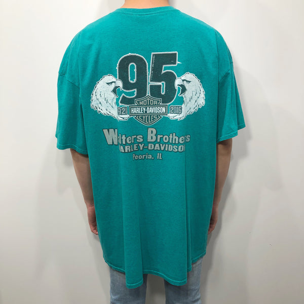 Harley Davidson T-Shirt Peoria Illinois (2XL)