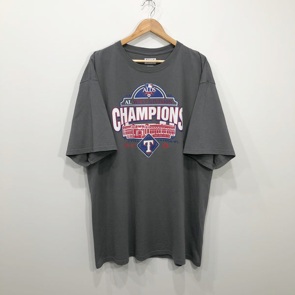Majestic T-Shirt 2010 MLB ALDS Texas Rangers (2XL/TALL)
