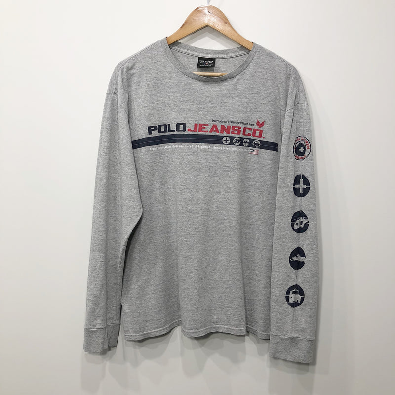 Vintage Polo Jeans Co Ralph Lauren T-Shirt Rescue Team (L)