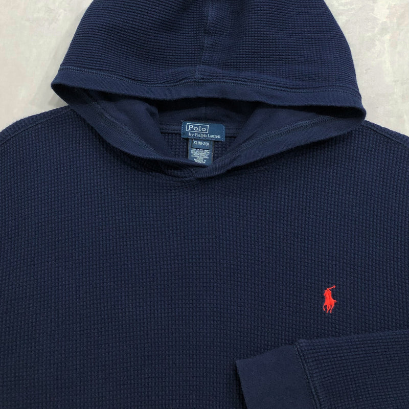 Polo Ralph Lauren Waffle Hooded Tee (L)