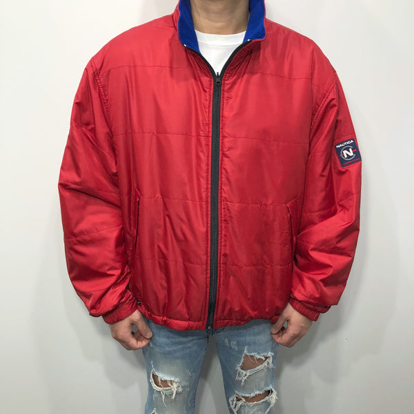 Vintage Nautica Competition Fleece Lined Jacket (XL/SHORT)