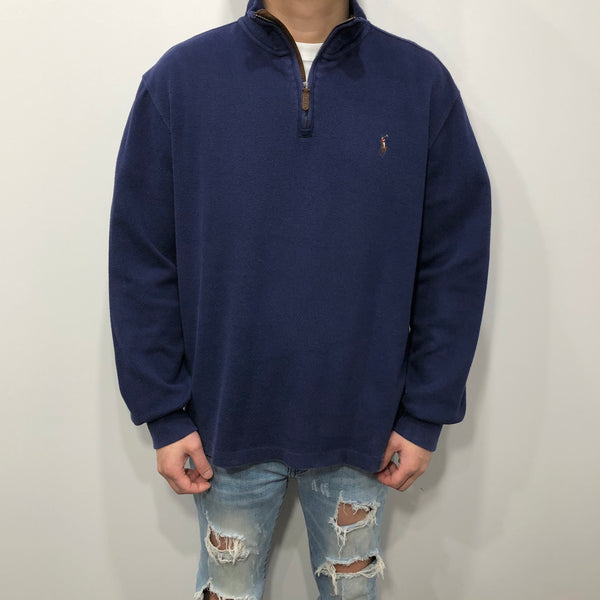 Polo Ralph Lauren Knit Quarter Zip (M/BIG/SHORT)