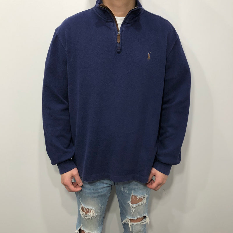 Polo Ralph Lauren Knit Quarter Zip (M/BIG/SHORT)