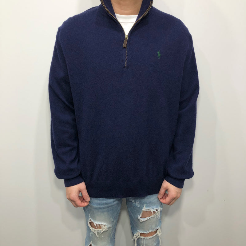 Polo Ralph Lauren Wool Knit Quarter Zip (L)