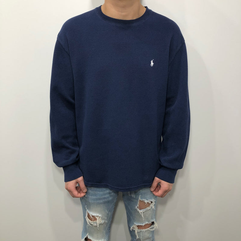 Polo Ralph Lauren Mini Waffle T-Shirt Long Sleeved (L)