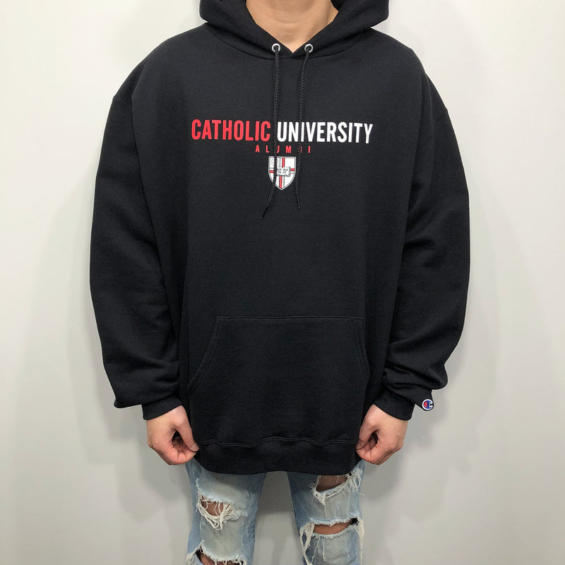 Champion Fleeced Hoodie Catholic Uni of America (XL)