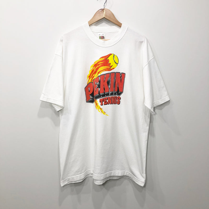 Fruit of the Loom T-Shirt Pekin School Tennis USA (XL)