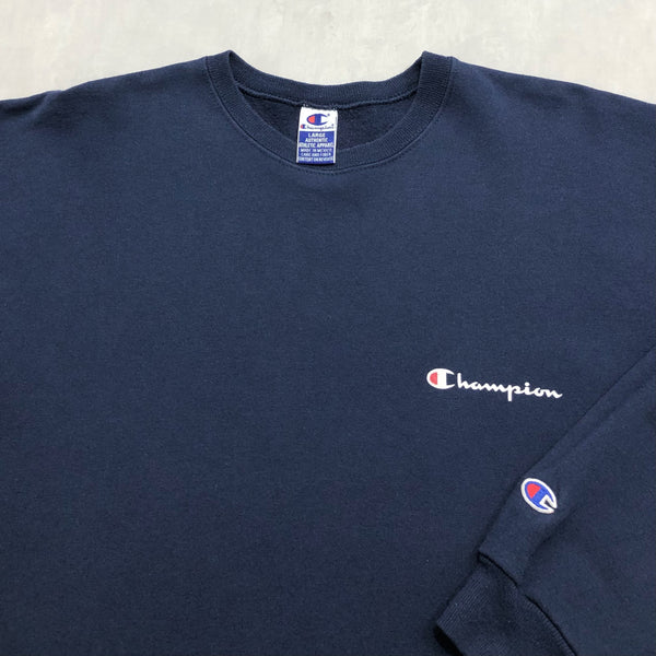 Vintage Champion Fleeced Sweatshirt (M/SHORT)