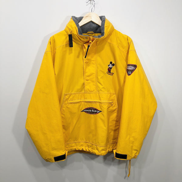 Vintage Disney Half Zip Jacket Mickey (L/BIG)