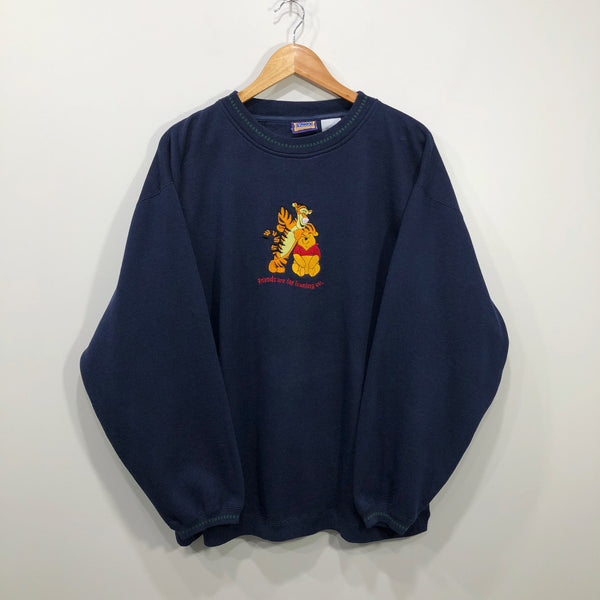 Vintage Disney Sweatshirt Tigger and Pooh (XL)