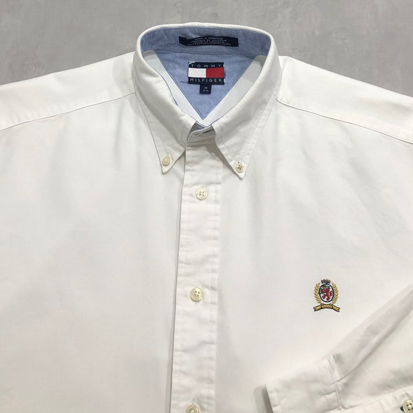 Vintage Tommy Hilfiger Shirt Lion Crest Logo (M/BIG-L)