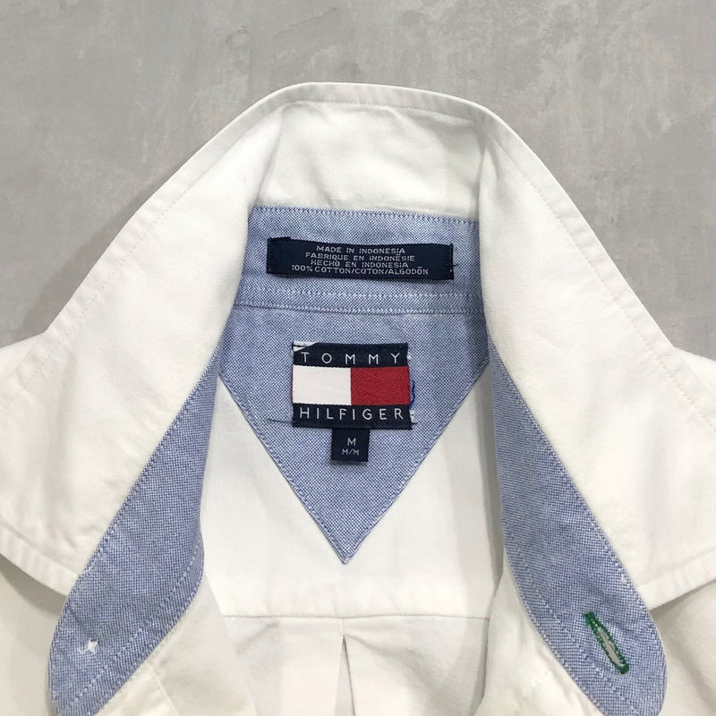 Vintage Tommy Hilfiger Shirt Lion Crest Logo (M/BIG-L)