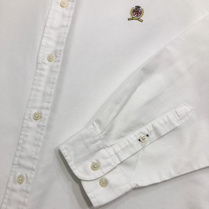 Vintage Tommy Hilfiger Shirt Lion Crest Logo (M/BIG-L)