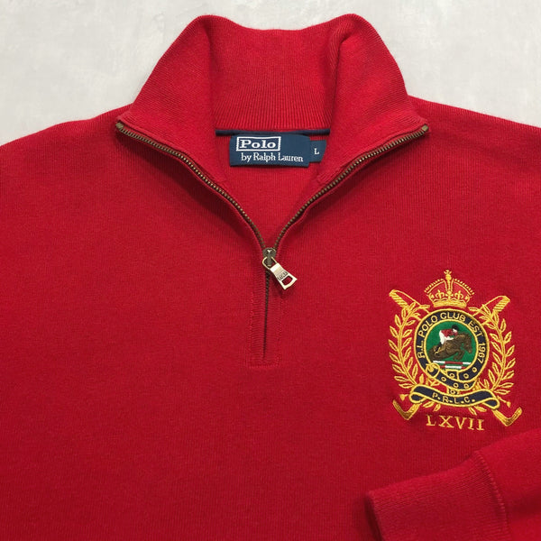 Polo Ralph Lauren Knit Quarter Zip (M/SHORT)