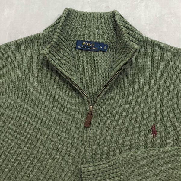 Polo Ralph Lauren Knit Quarter Zip (L)
