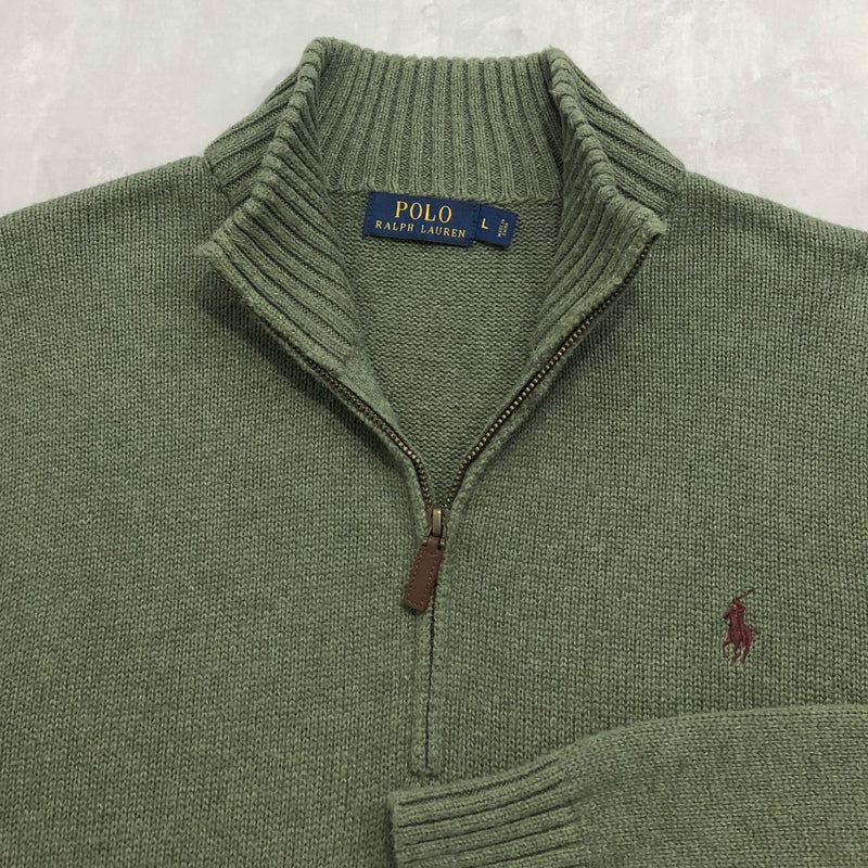 Polo Ralph Lauren Knit Quarter Zip (L)