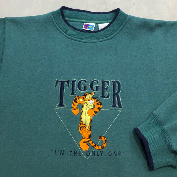 Vintage Pooh Sweatshirt Tigger (L)