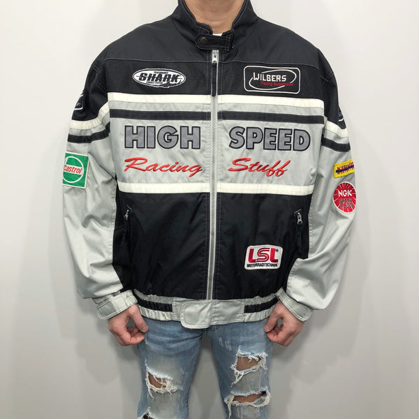 Vintage Motobike Jacket High Speed Racing Stuff (XL/SHORT)