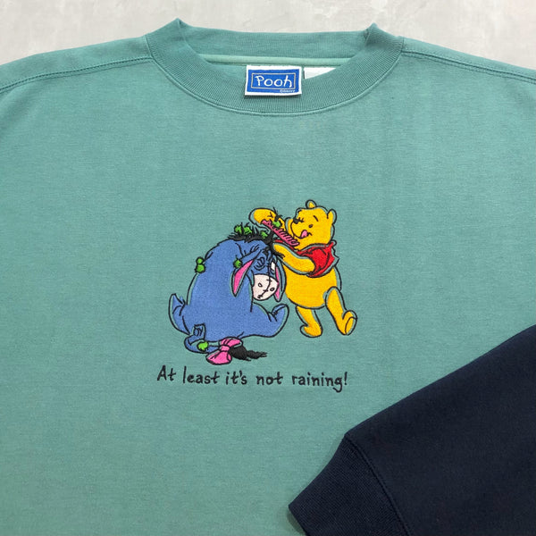 Vintage Pooh Sweatshirt Pooh & Eeyore (XL)