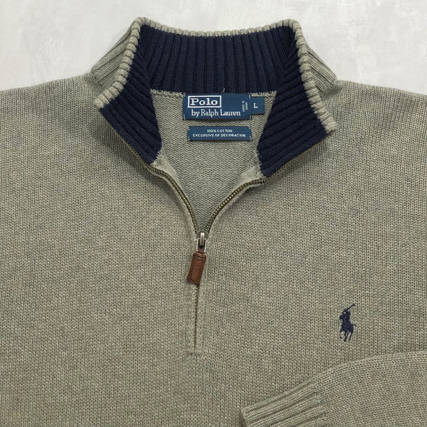 Polo Ralph Lauren Knit Quarter Zip (L/SHORT)