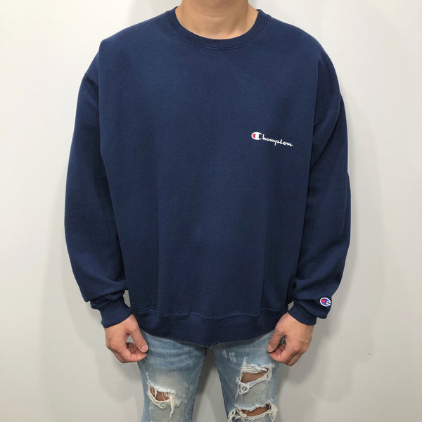 Vintage Champion Fleeced Sweatshirt (M/SHORT)