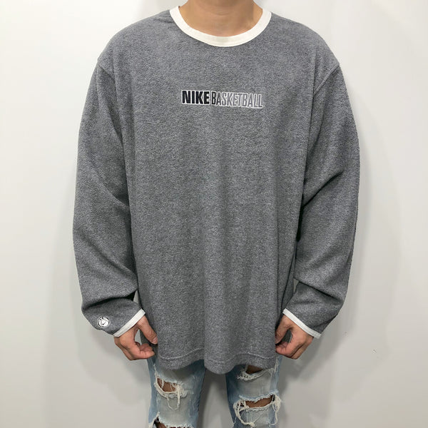 Vintage Nike Fleeced Sweatshirt (L/BIG-XL)