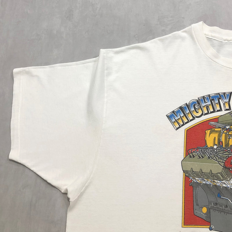 Vintage Hanes T-Shirt Mighty Chrysler Hemi Engine USA (2XL/BIG)