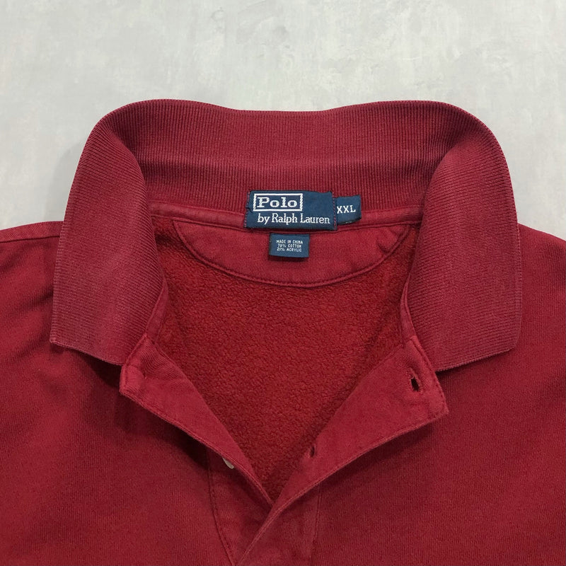 Polo Ralph Lauren Fleeced Polo Shirt Long Sleeved (3XL)