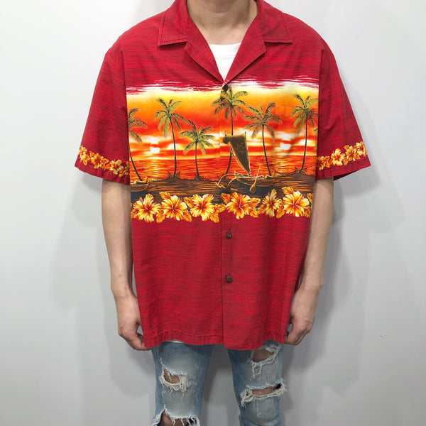 Vintage Hawaiian Cotton Shirt USA (L)