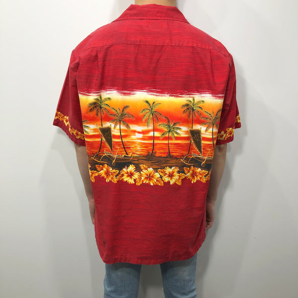 Vintage Hawaiian Cotton Shirt USA (L)