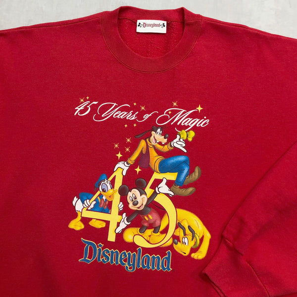Vintage Disney Sweatshirt 45 Years of Magic (2XL)