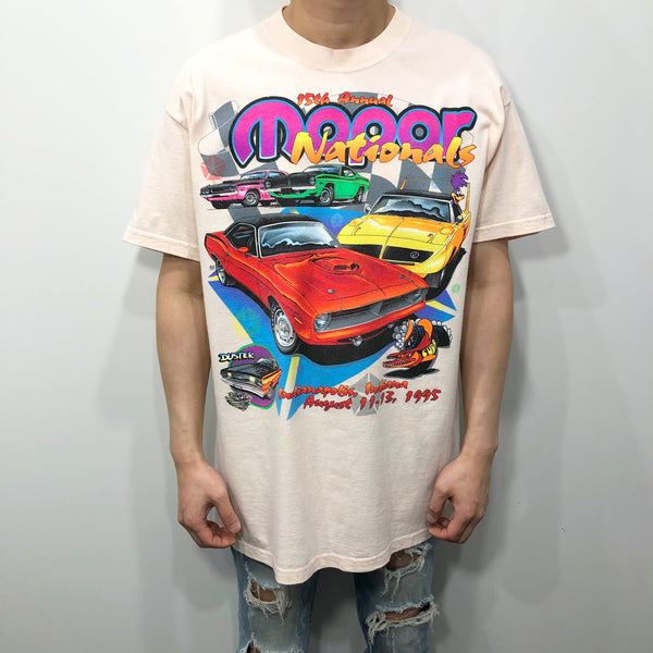 Vintage Lee T-Shirt 1995 Mopar Nationals Duster 340 USA (L)