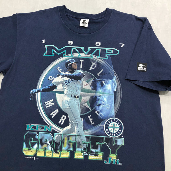 Vintage Stater T-Shirt 1997 MLB Seattle Mariners USA (L/BIG-XL)