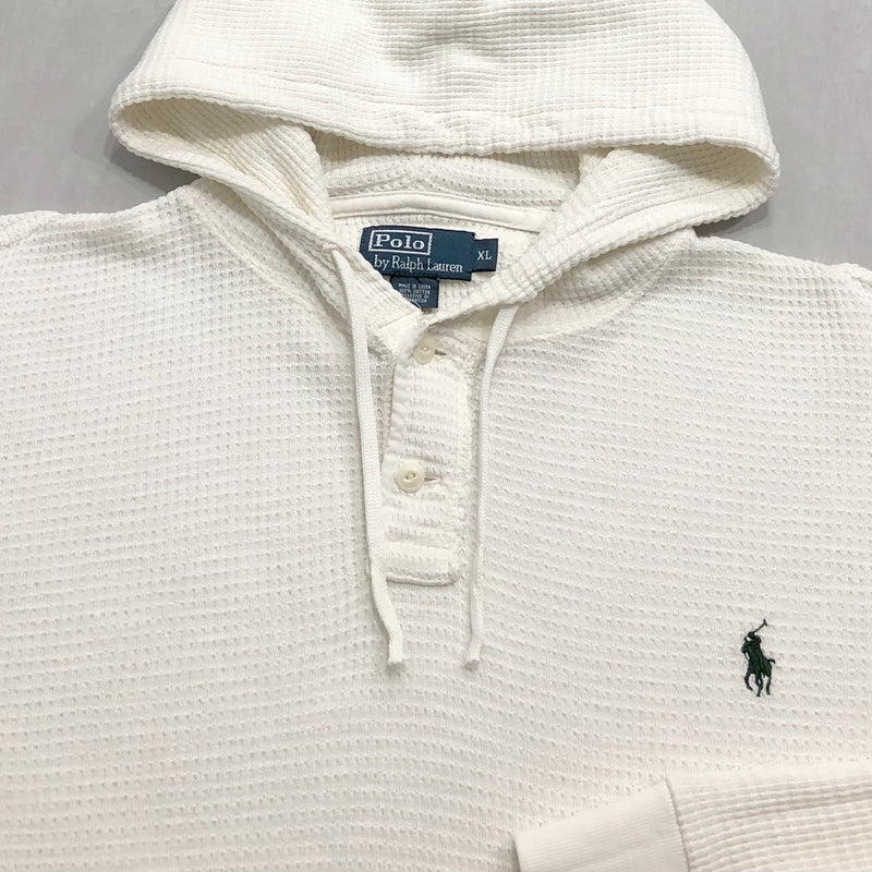 Polo Ralph Lauren Waffle Hooded T-Shirt (L/BIG/SHORT)