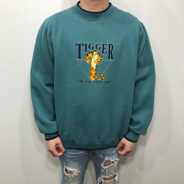 Vintage Pooh Sweatshirt Tigger (L)