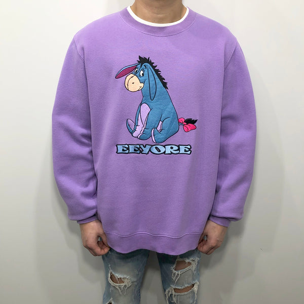 Disney Fleeced Sweatshirt Eeyore (L)