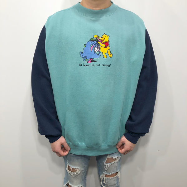 Vintage Pooh Sweatshirt Pooh & Eeyore (XL)