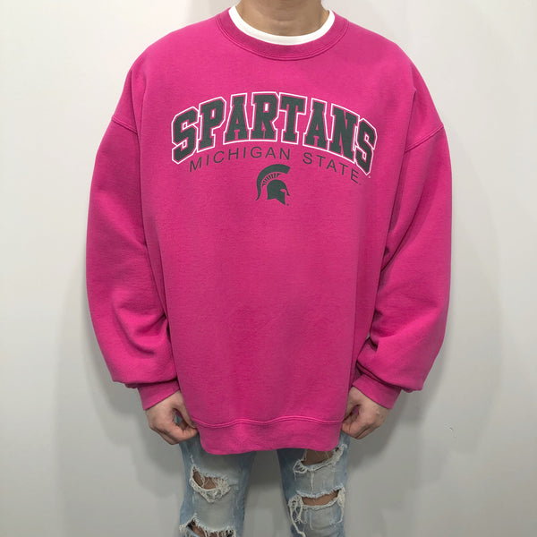 Jerzees Fleeced Sweatshirt Michigan State Uni Spartans (2XL)