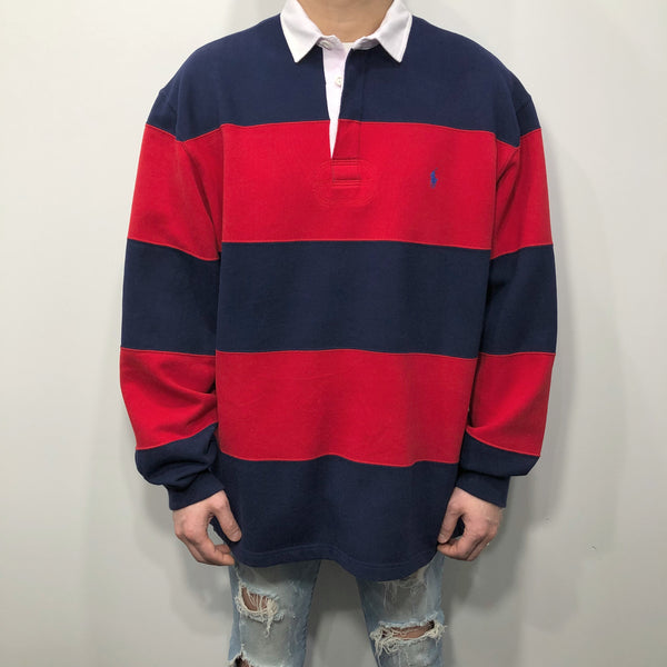 Polo Ralph Lauren Fleeced Rugby Polo (L)